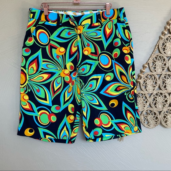 Loudmouth Other - Loudmouth Golf Shorts - Shagadelic Black, Men's Size 32